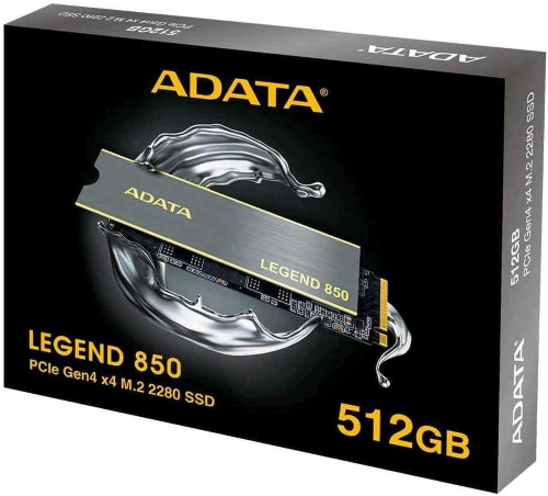 ADATA LEGEND 850 SSD 512GB M.2 NVMe PCI Express 4.0 3D NAND